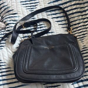 Marc Jacobs Black Leather Crossbody Bag
